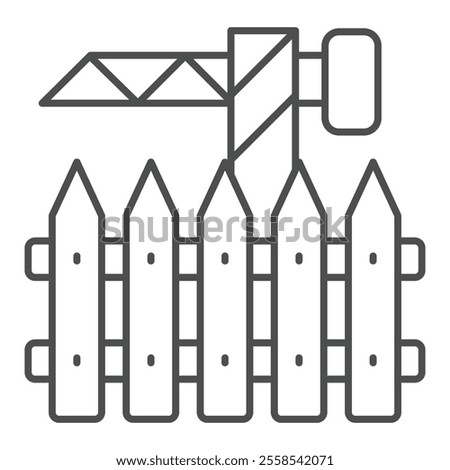 Similar – Image, Stock Photo Industry behind a fence