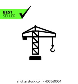 Tower crane icon