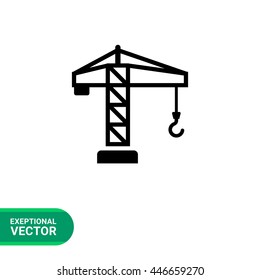 Tower crane icon