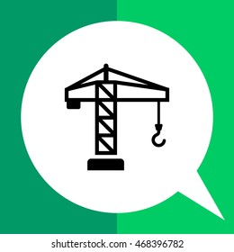 Tower crane icon