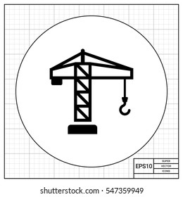 Tower crane icon