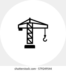 Tower crane icon