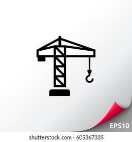 Tower crane icon