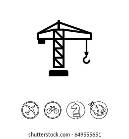 Tower crane icon