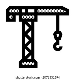 Torre Crane. Icono relleno de puntos.