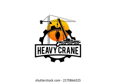 Mobile crane svg