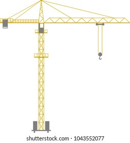 tower crane yellow color