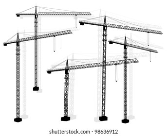 Tower cranes