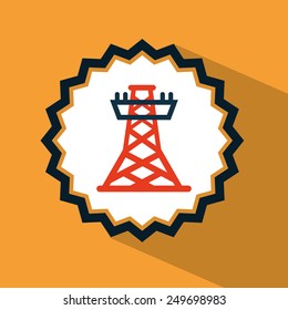 tower energy design, vector illustration eps10 graphic