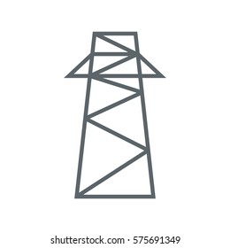 tower high voltage electric vector illustration eps 10