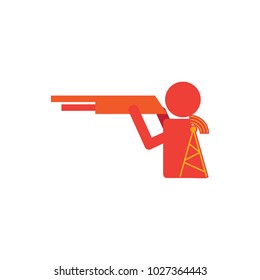 Tower Hunt Logo Icon Design