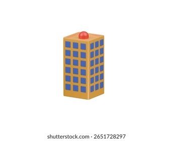 tower icon 3d illustration render