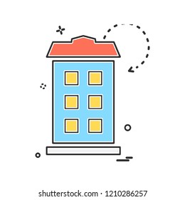 Tower icon design vector