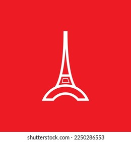 Tower icon, graphic resource template, vector illustration.