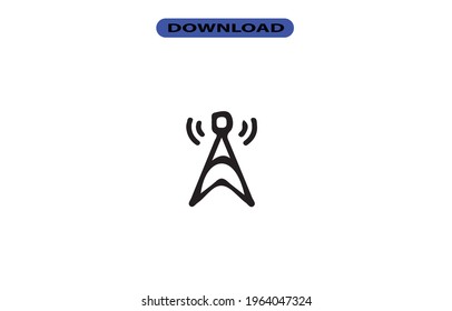 Tower icon or logo high resolution