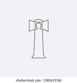 tower icon sign signifier vector