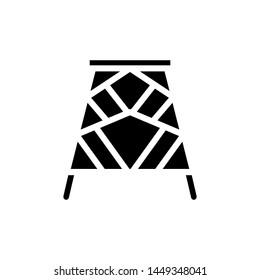 Tower icon vector , antena connection , best template logo emblem isolated illustration , outline solid background white
