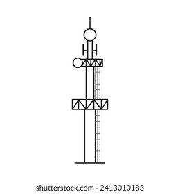 Tower icon vector illustration design template