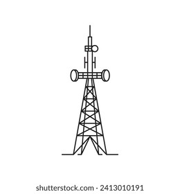 Tower icon vector illustration design template