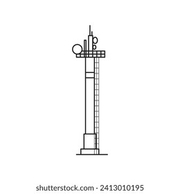 Tower icon vector illustration design template