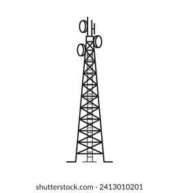 Tower icon vector illustration design template