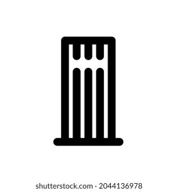 icono de la línea de torre para sitios web de negocios, aplicaciones y muchos más