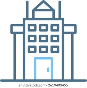 Tower Line Two Colour Icon