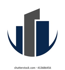 tower logo vector. building icon.
