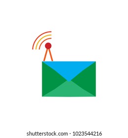 Tower Mail Logo Icon Design