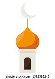 tower of mosque ramadan kareem building