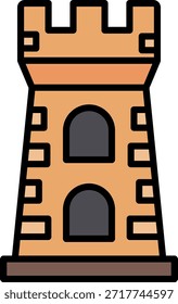 Torre Novo Vetor de Design de Ícone Criativo