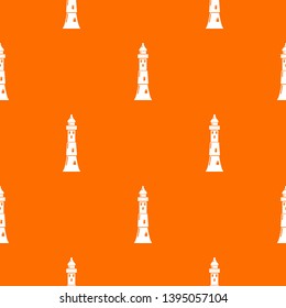Tower pattern vector orange for any web design best