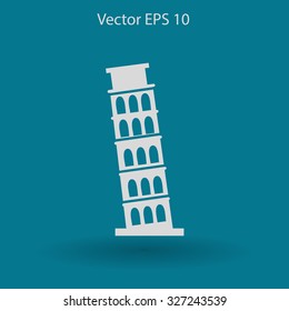 Tower Of Pisa Vector Illustration