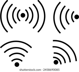 tower signal icon vector template eps 10.