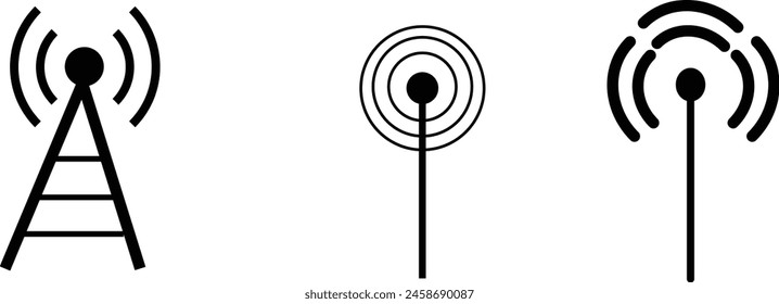 Plantilla de Vector de señal de torre eps 10.