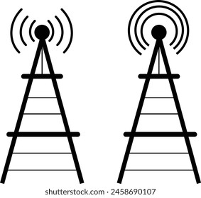 Plantilla de Vector de señal de torre eps 10.
