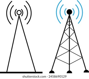 Plantilla de Vector de señal de torre eps 10.