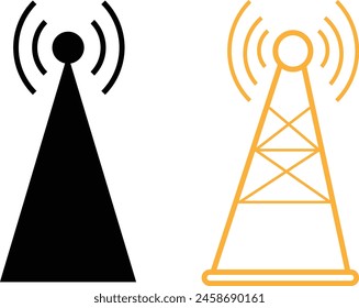Plantilla de Vector de señal de torre eps 10.