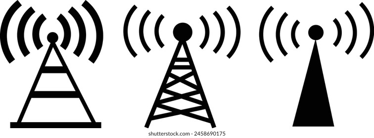 Plantilla de Vector de señal de torre eps 10.