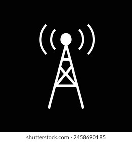 tower signal icon vector template eps 10.