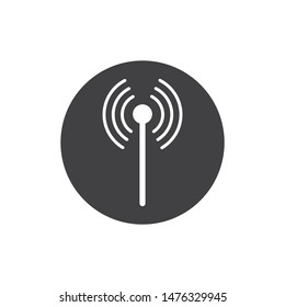 tower signal logo icon vector illustration design