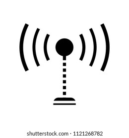 Tower signal symbol icon vector icon. Simple element illustration. Tower signal symbol symbol design. Can be used for web and mobile.