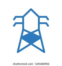 Turm-Vektorillustration-Symbol 