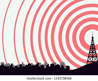 tower vector icon