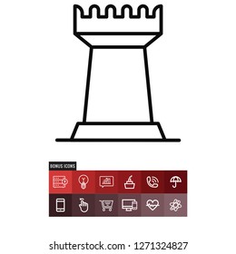 Tower vector icon