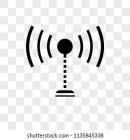 Tower vector icon on transparent background, Tower icon