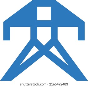 Tower Vector illustration on a transparent background.Premium quality symbols.Glyphs vector icon for concept and graphic design.