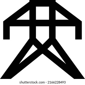 Vektorgrafik Tower auf transparentem Hintergrund.Premium-Qualität symmbols.Stroke Vektorsymbol für Konzept und Grafikdesign.