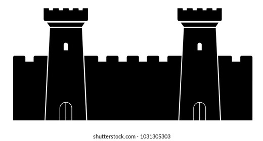 Towers of a castle
