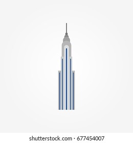 Towers city business architecture, apartment and office building, urban landscape. Design Vector Illustration
